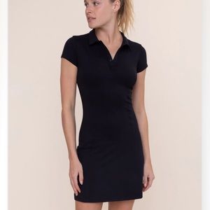Polo Collar Active Dress - Mono B